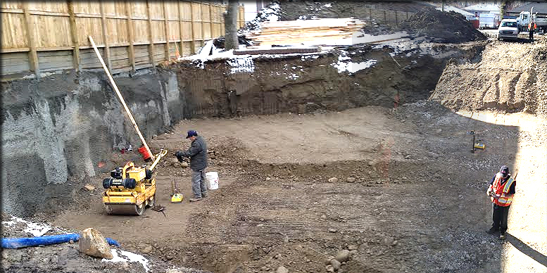 Excavating services