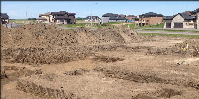 Basement excavation